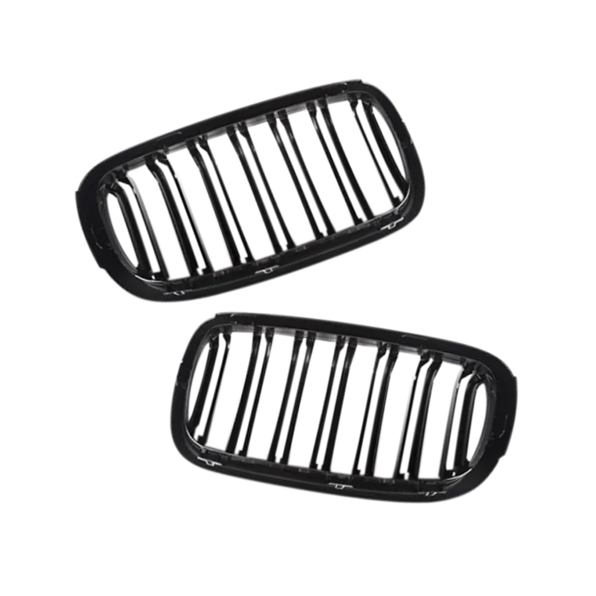 2 pièces Calandre noire brillante pour 51712334708 51712334710 BMW