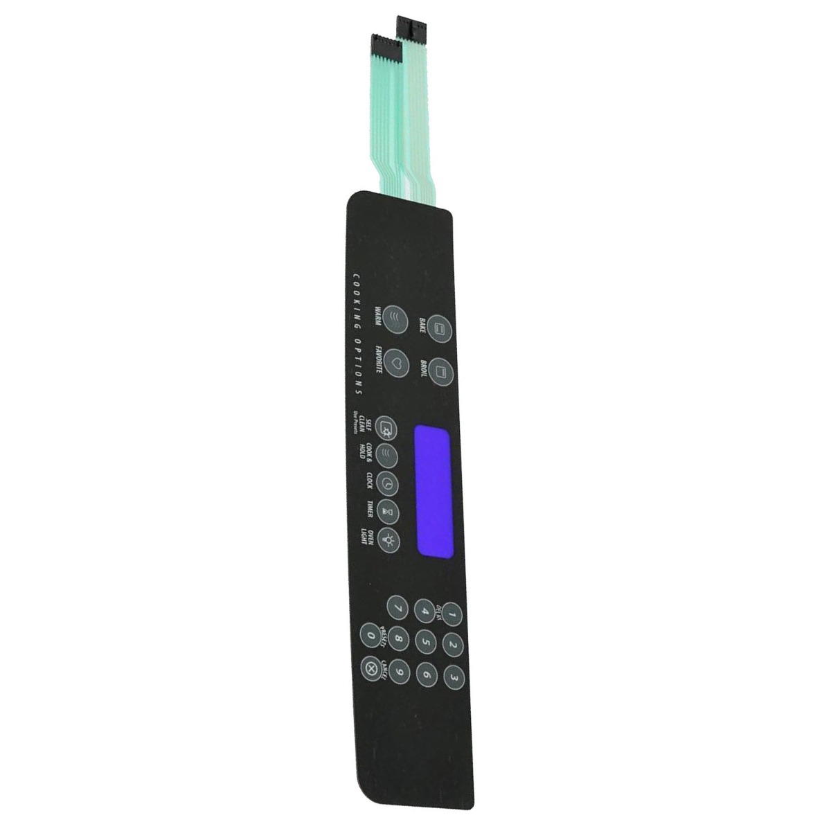 Interrupteur à membrane pour pavé tactile W10207928 pour Whirlpool