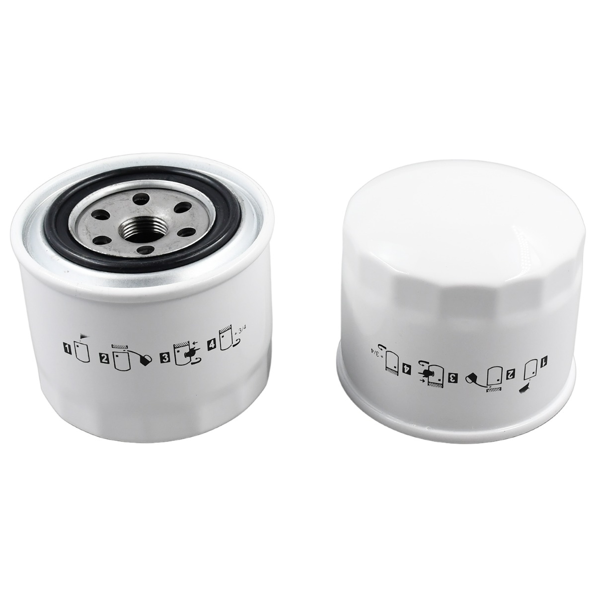 2 pièces Filtre à huile HH164-32430 pour Kubota