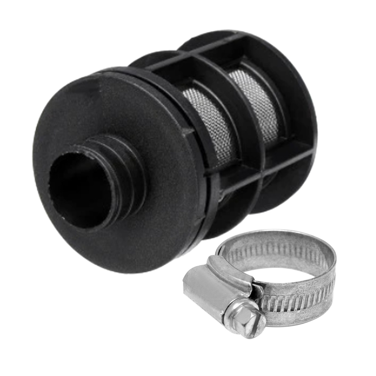 Filtre d'aspiration d'air Silencieux 25mm avec collier d'étanchéité pour Eberspacher