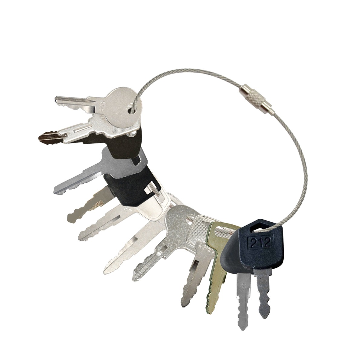 Clé de contact pour chariot élévateur 12 pièces D554212 pour Doosan