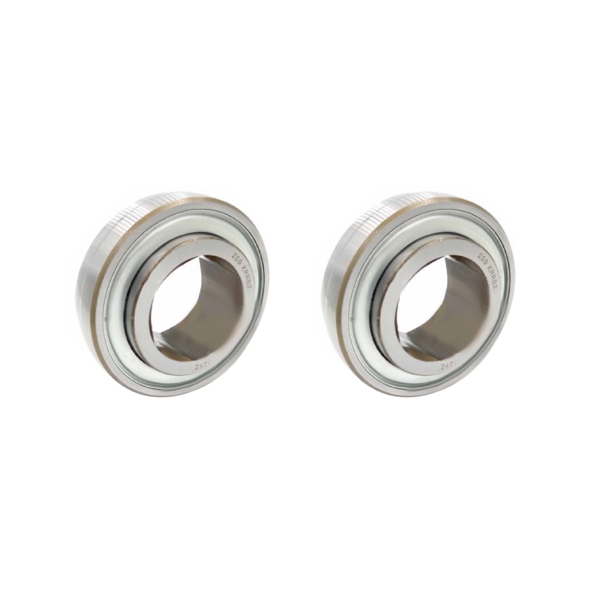 Lot de 2 roulements à billes 1-1/2" alésage hexagonal 209KRRB2 pour John Deere