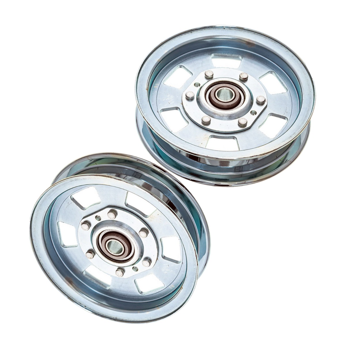 2PCS Poulie de renvoi plate 033-2000-00 pour Bad Boy