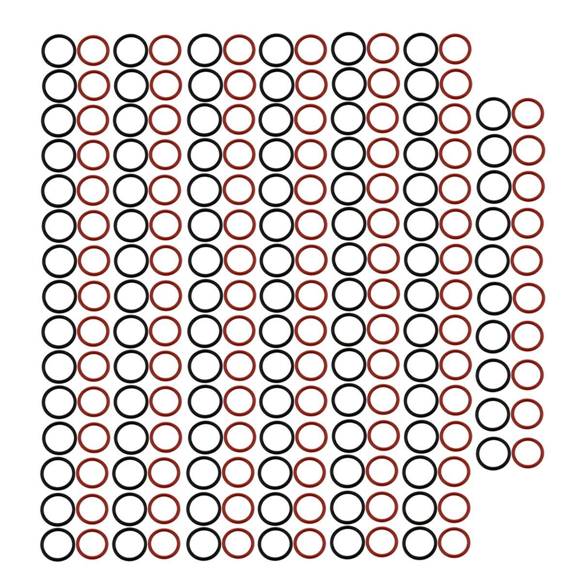 Pompe de direction assistée O-Ring Entrée Sortie Joints 200pcs 91370-SV4-000 Pour Honda