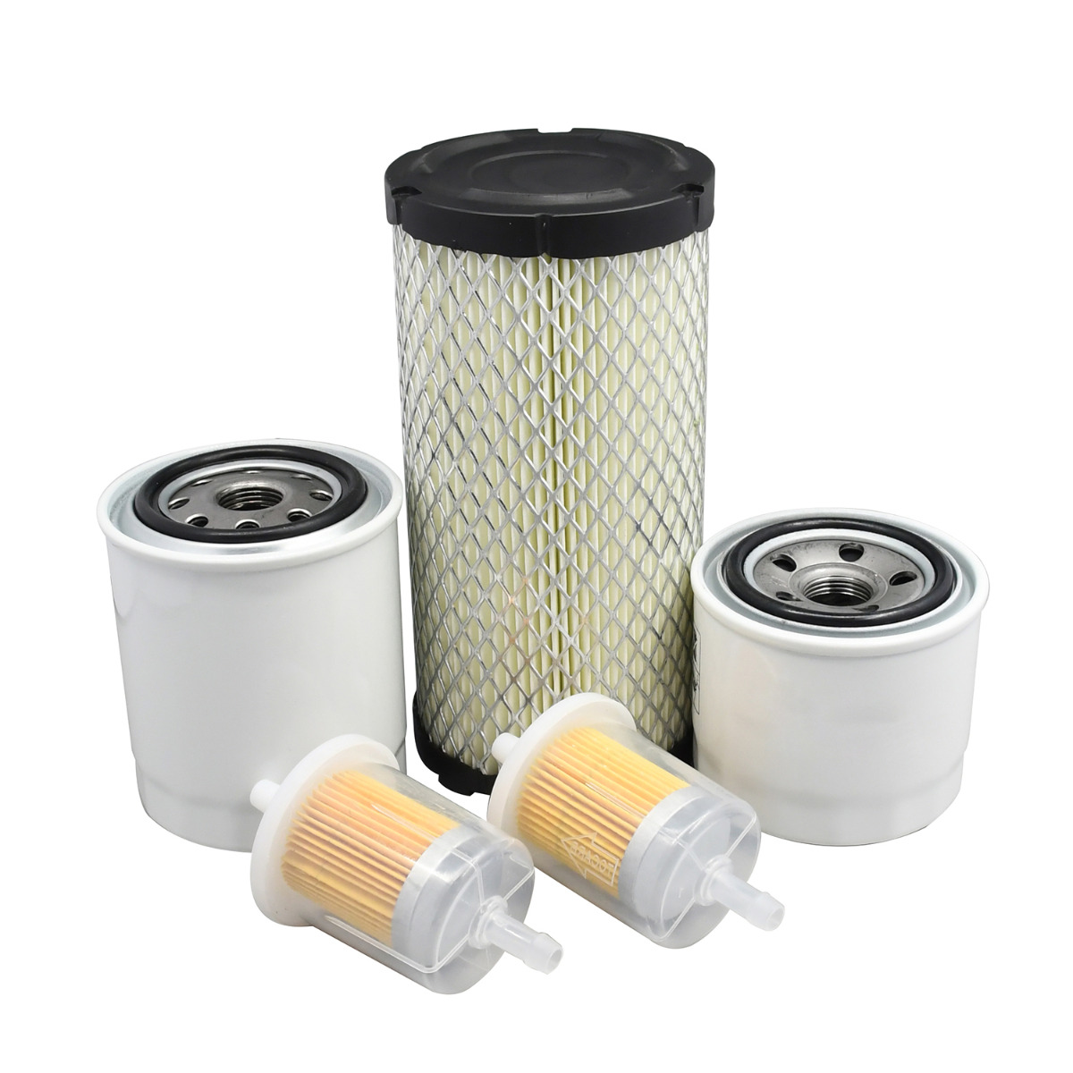 Kit Filtre d'entretien Air Huile Carburant Moteur HH150-32430 Pour Kubota