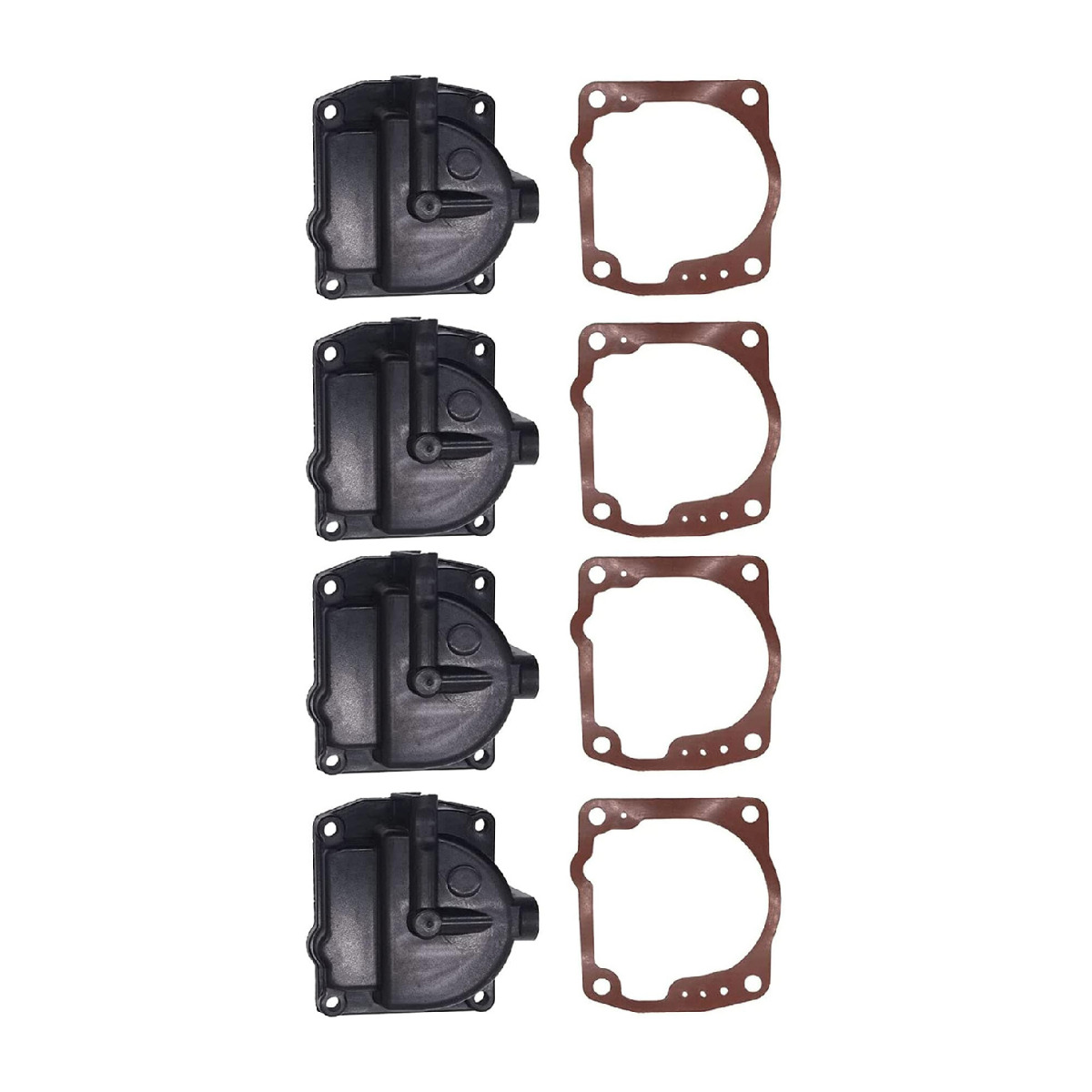 4 pièces carburateur chambre flotteur bol avec joint 433000 pour Johnson Evinrude