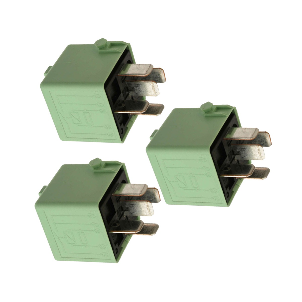 Lot de 3 relais de pompe à carburant 12 V CC V23134-K59-X312 pour BMW
