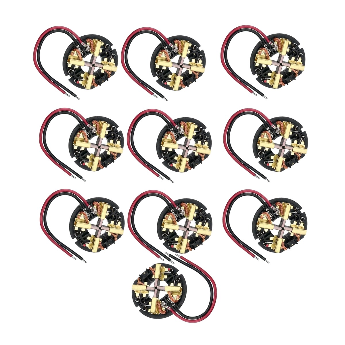10pcs Brosse à moteur charbon 22-22-1640 pour Milwaukee