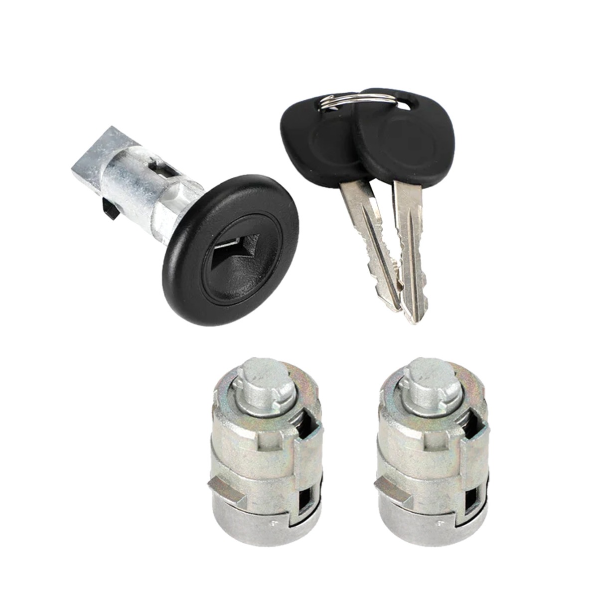 Interrupteur d'Allumage avec 2 Cylindres de Serrure de Porte et Clés 706797 pour Chevy
