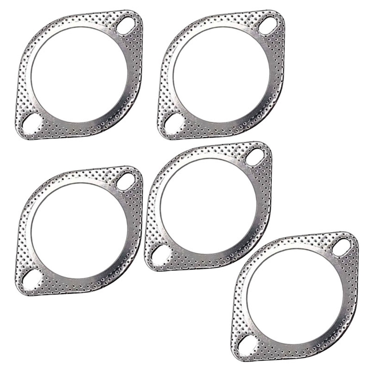 5PCS 2 vis 2.5pouces 62mm Joint de Bride d'Echappement 120-07610-0005