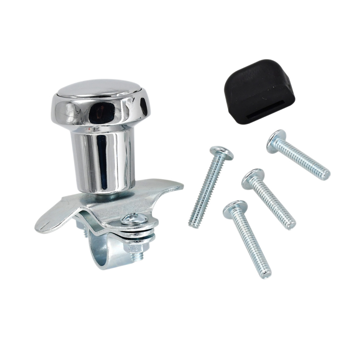 Bouton de volant chromé avec manchon en caoutchouc pour tracteur RP-70100 universel