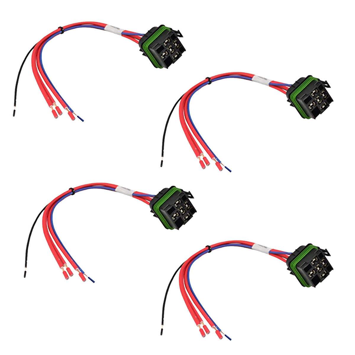 4Pcs Connecteur Relais 5 fils 30CM H84709001 Pour Hella