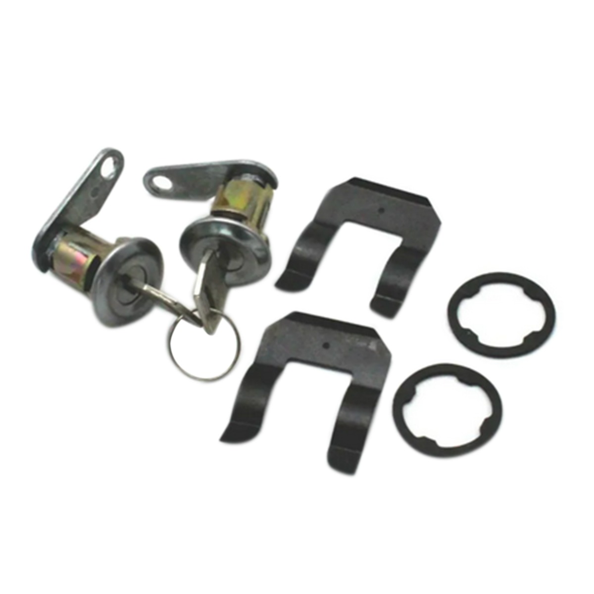2 paires de clés de cylindre de serrure de porte DL15504 pour Ford