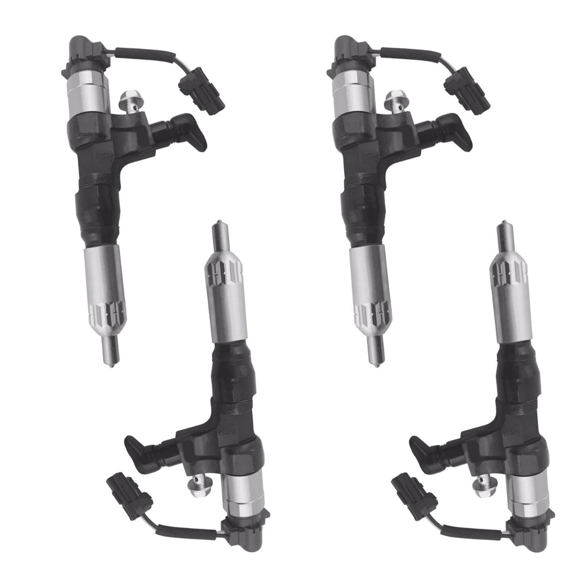 Injecteur à rampe commune 4 pièces 23670-E0050 pour Hino