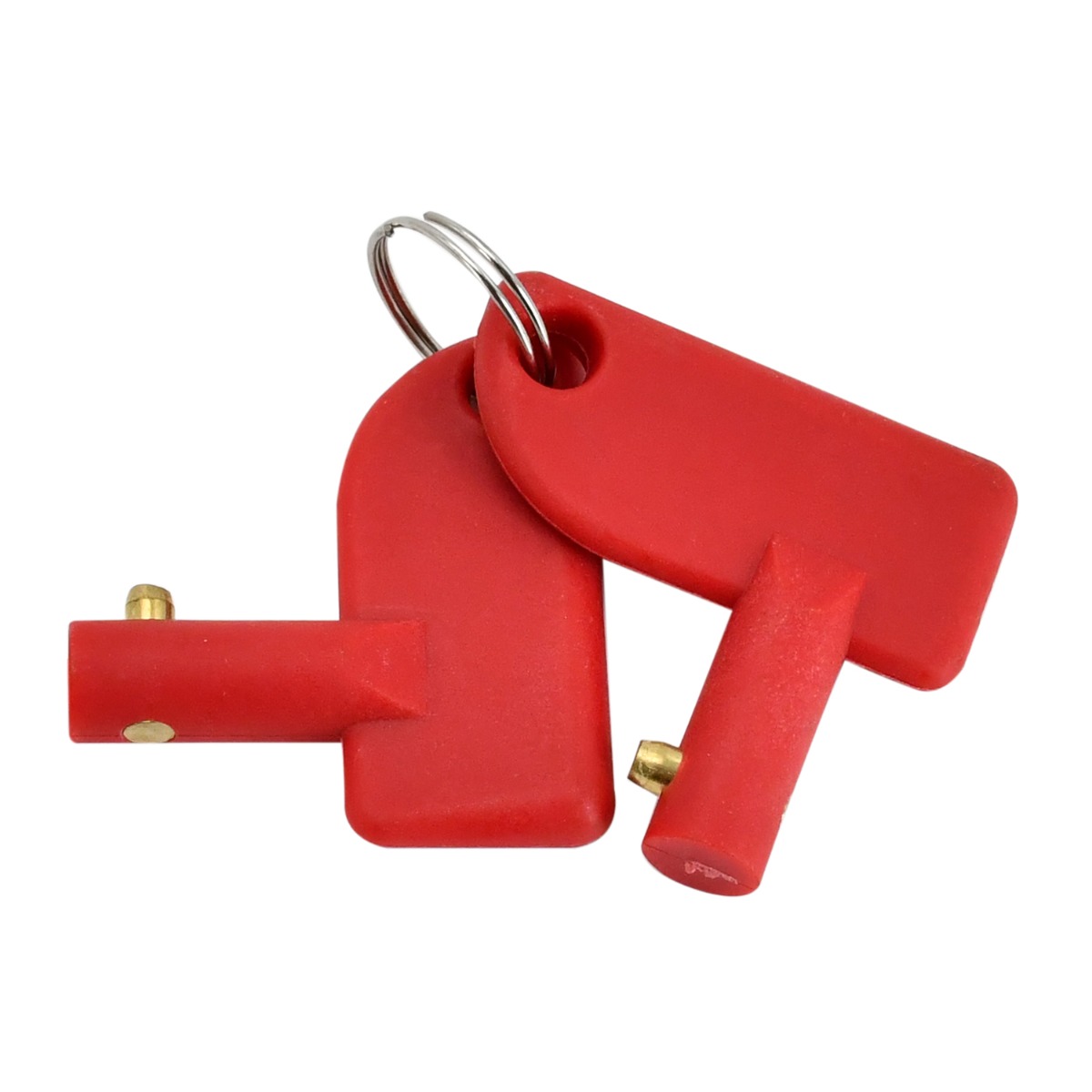 2 Pièces Mini Interrupteur d'isolateur de Batterie Rouge pour clé Marine