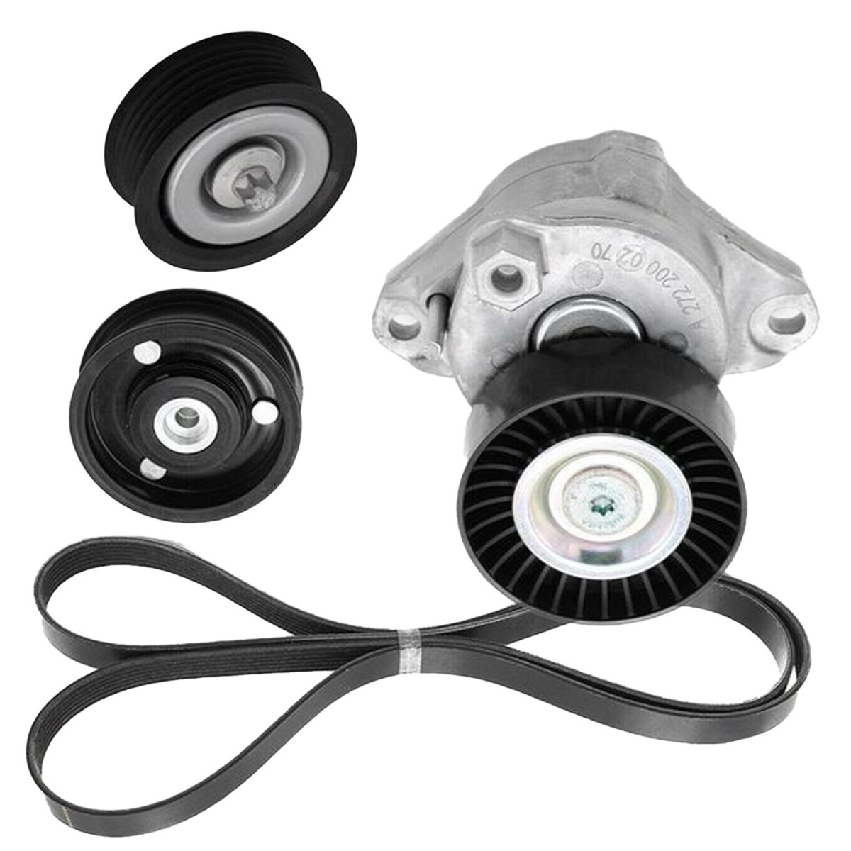 Kit de courroie serpentine de poulie de tendeur de tendeur de courroie d'entraînement de moteur 2722000270 pour Mercedes Benz