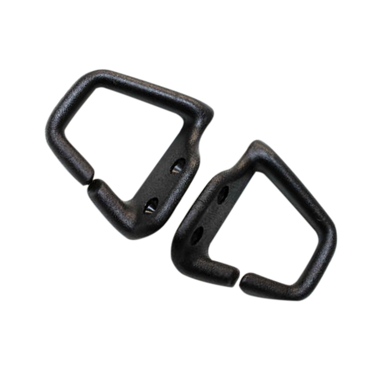 1 Paire de Clips de Guidage d'épaule de Ceinture de Sécurité Avant noir ébène 16817202 pour Chevrolet