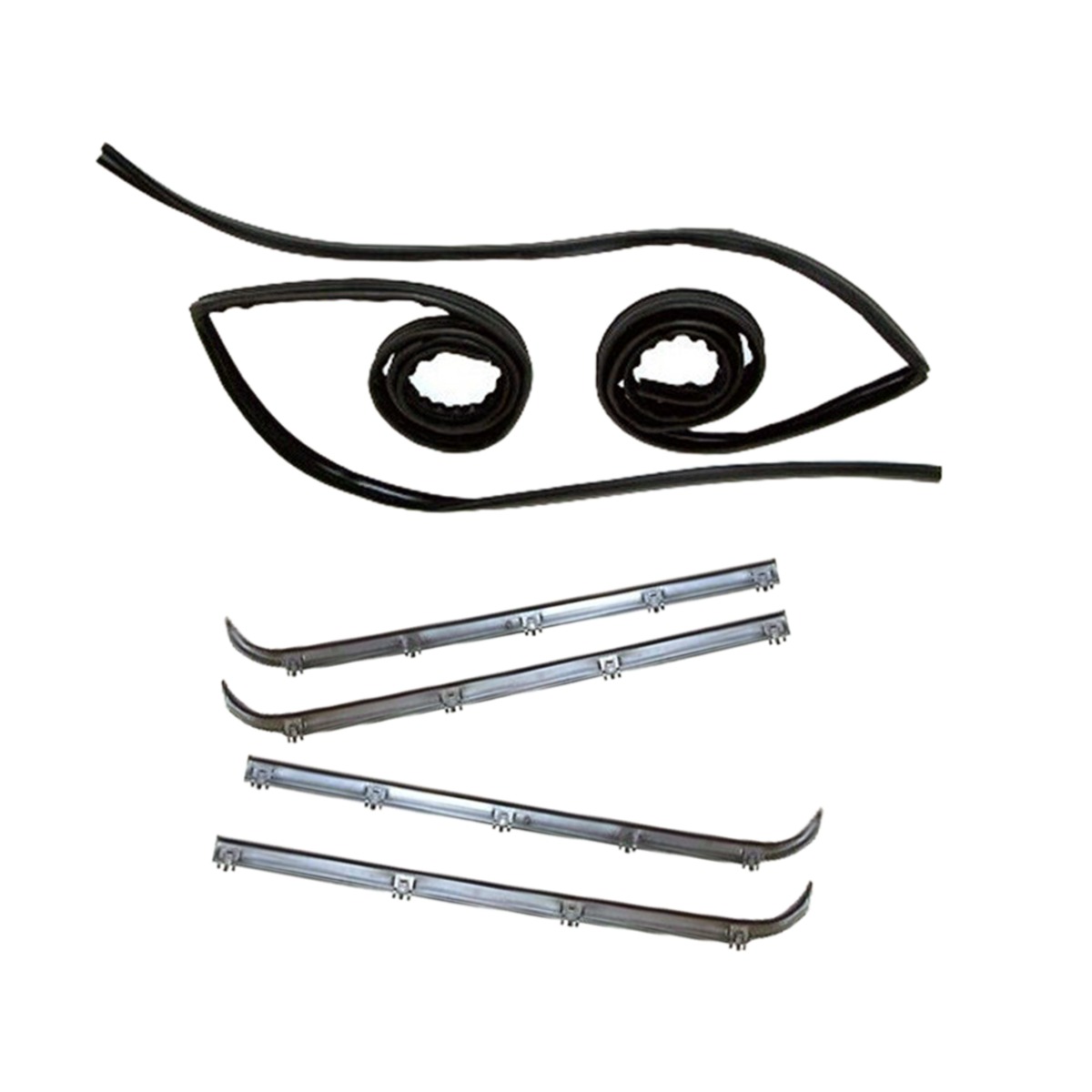 6 Pack de Bandes d'étanchéité pour Vitres Balayage KF2007 pour Ford