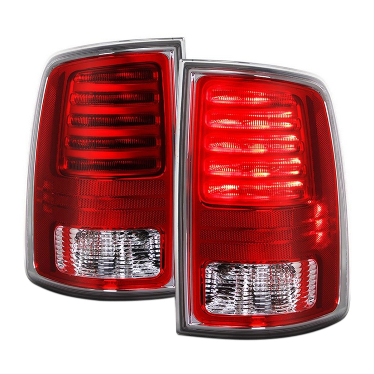 Paire de Feux Arrière LH et RH Feu Stop LED Halogène 68093078AC pour Dodge
