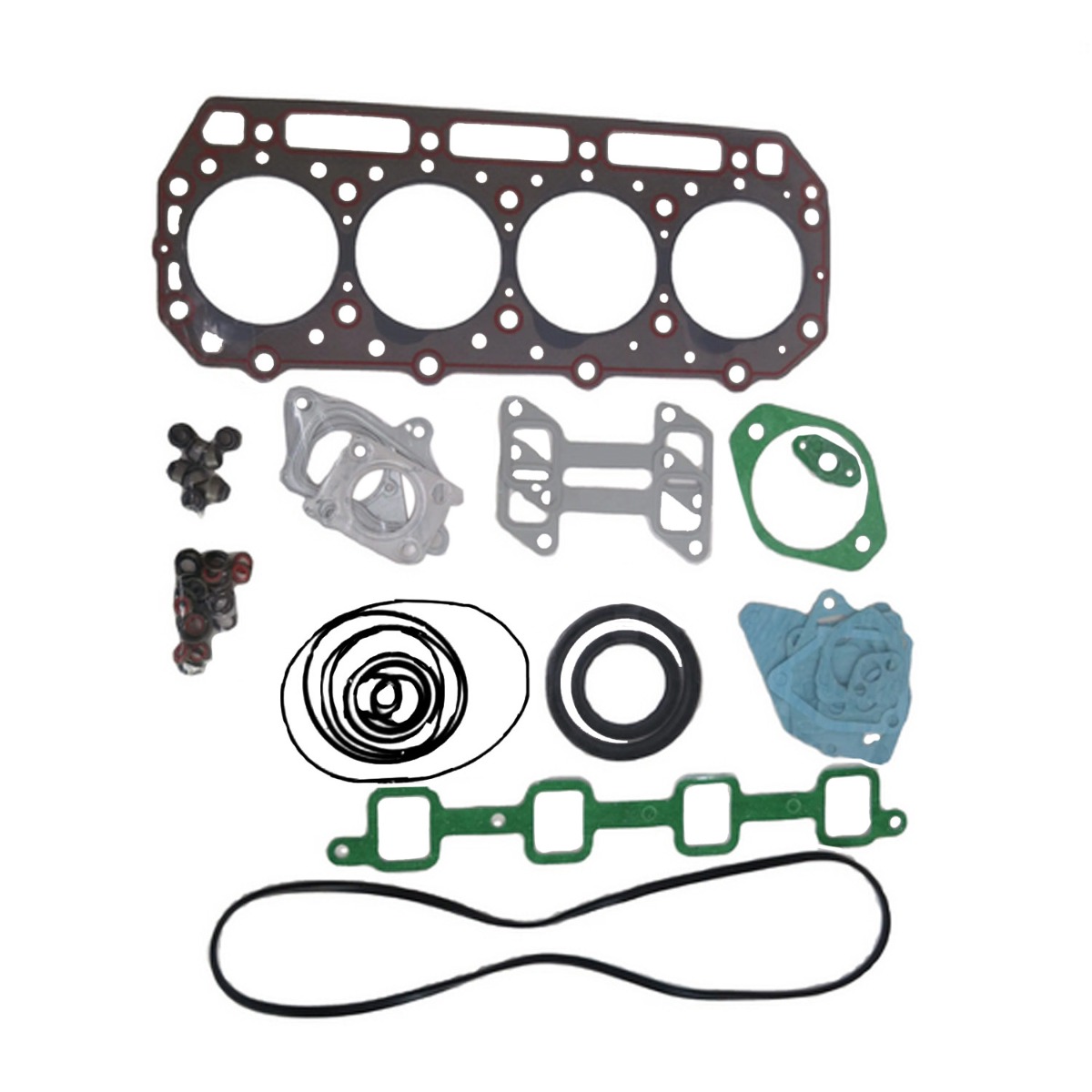 Kit de joints de révision de moteur 4900955 pour Cummins