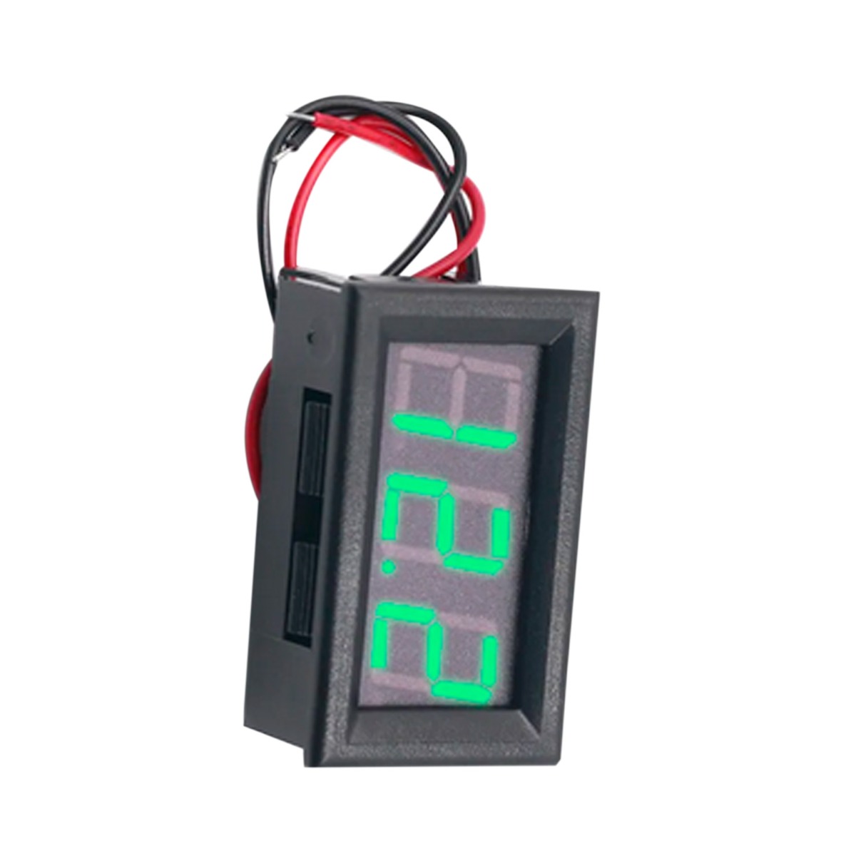 Voltmètre numérique étanche 12V, compteur de batterie LED pour panneau solaire, surveillance automatique de la batterie de voiture