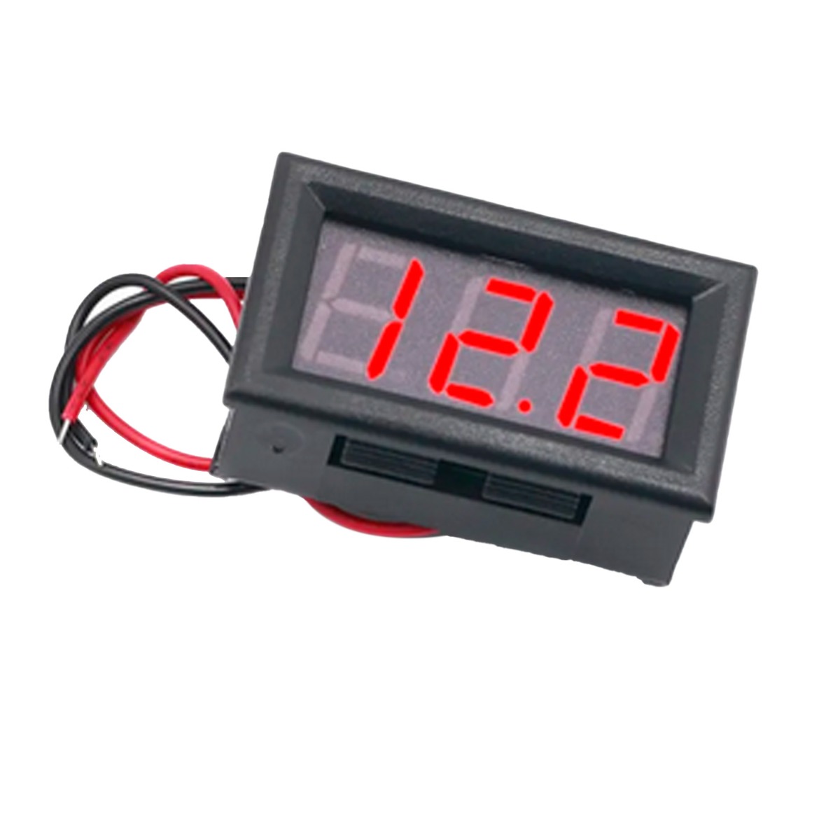 Moniteur étanche compteur de batterie 12V 2.5-30V DC jauge automatique voltmètre numérique LED pour voiturette de Golf voiture électrique camion bateau