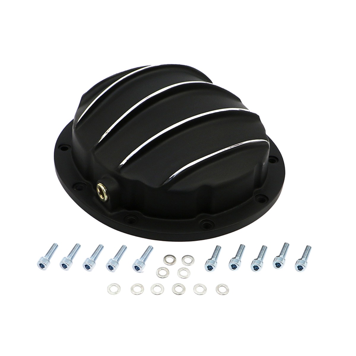 10 Boulons 8.5 Pouces Anneau en Aluminium Couverture de Différentiel Arrière A5078PBK pour Chevy