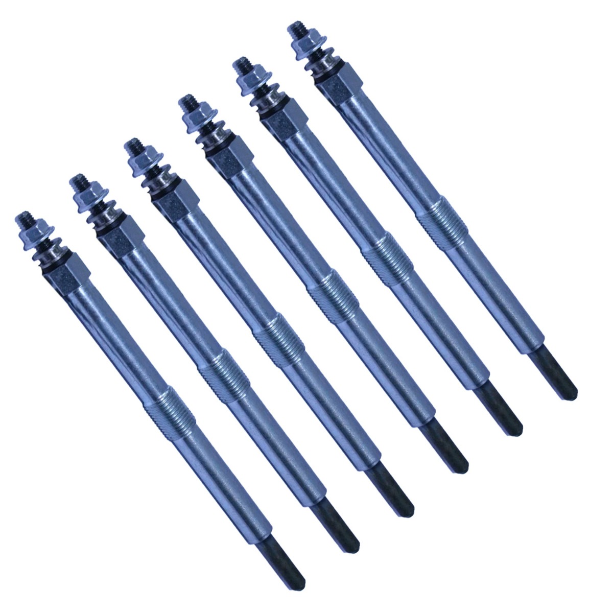Pack de 6 bougies de préchauffage 1825130452 pour Isuzu