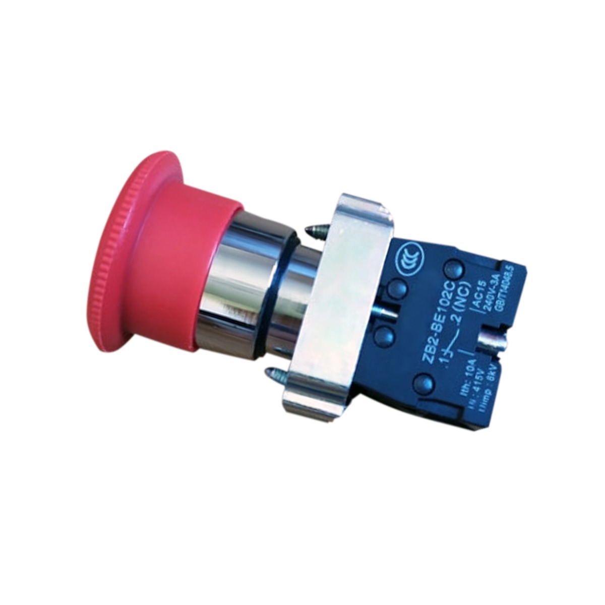 Pressostat d'arrêt d'urgence ZB2-BE102C pour circuits de commande