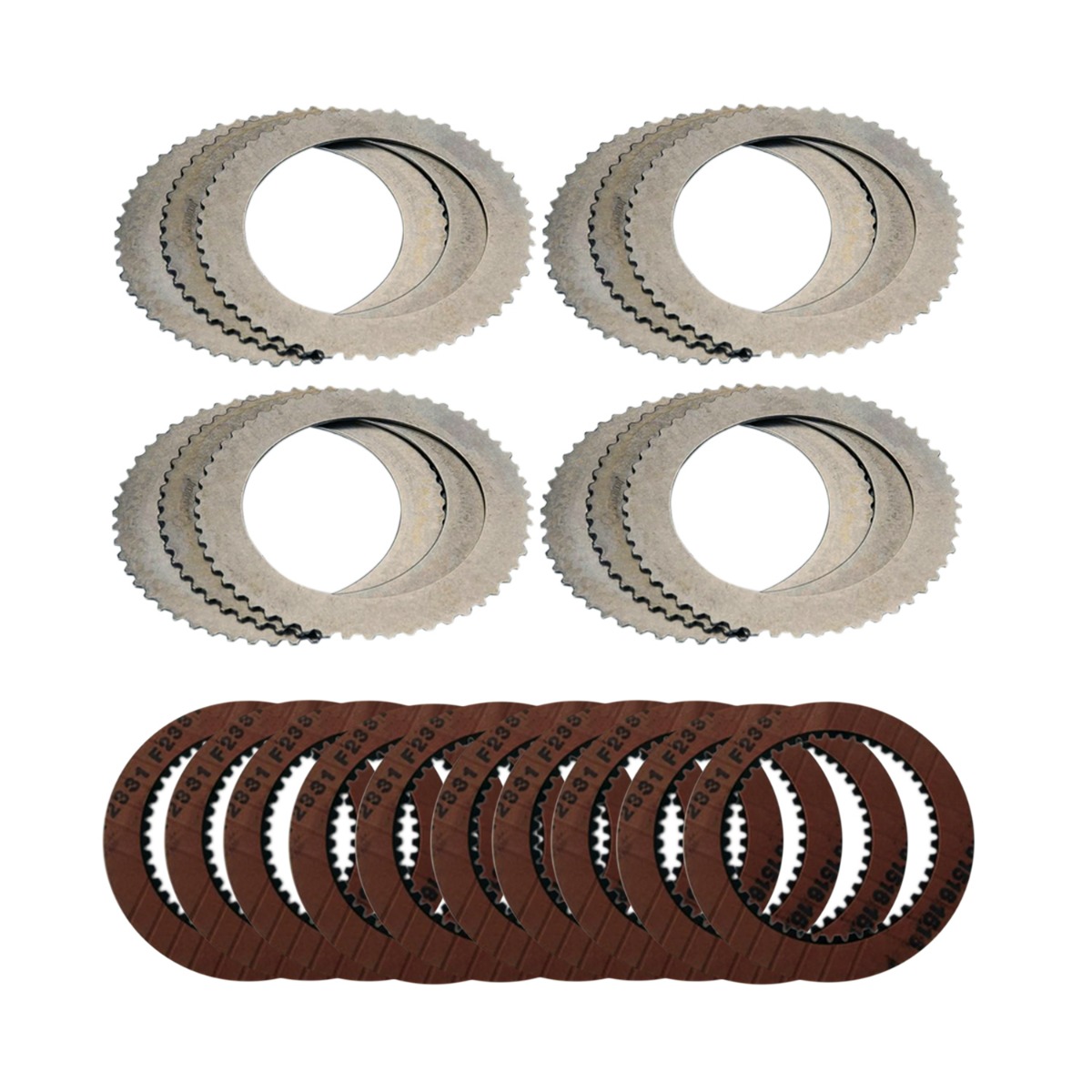 Jeu de contreplaques de friction de transmission 445/03205 pour JCB