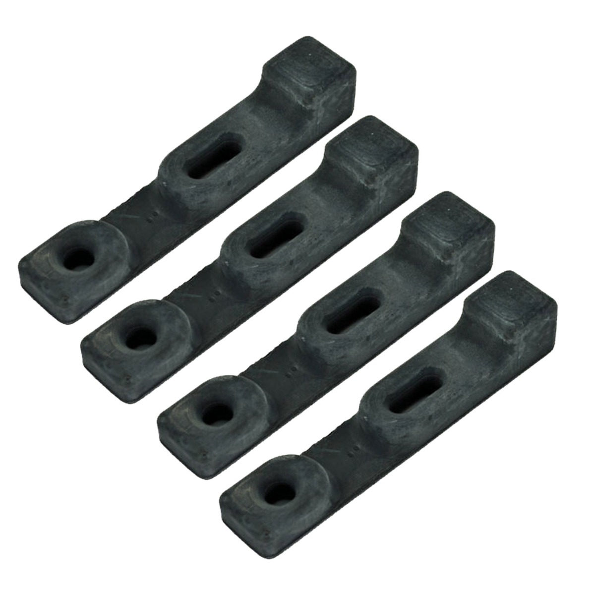 Lot de 4 sangles de verrouillage de trémie en caoutchouc M72426 pour John Deere