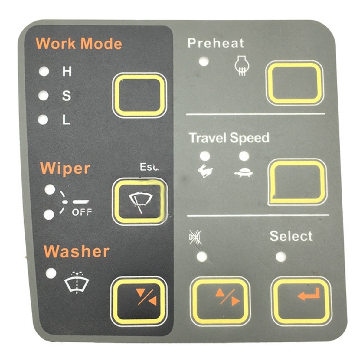 Clavier à membrane de moniteur de type A pour Hyundai
