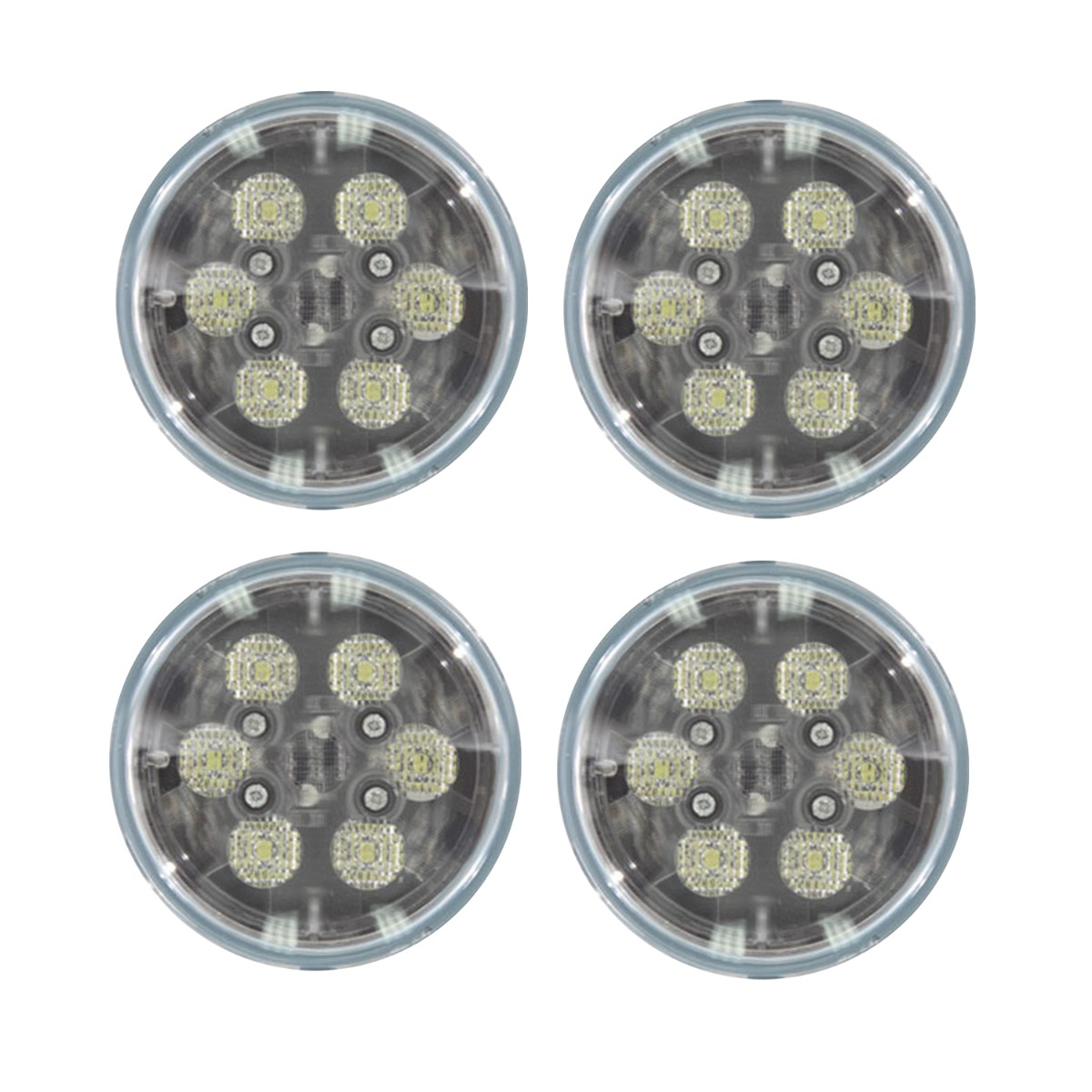 Pack de 4 Phares de Travail LED Pour Garde Boue 4.5 Pouces RE336112 Pour John Deere