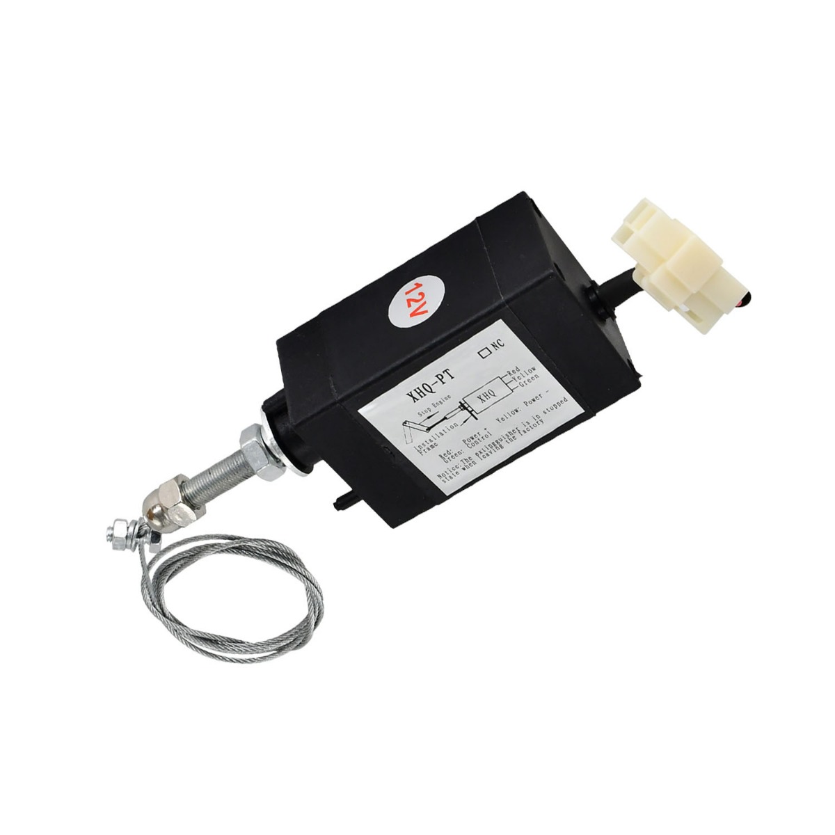 Électrovanne d'arrêt de moteur 12V, actionneur d'accélérateur électrique XHQ-PT-12 pour groupes électrogènes