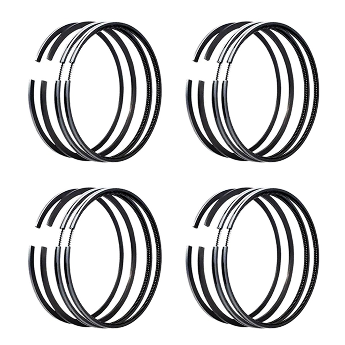 4 jeux de segments de piston STD 5-87311082-0 pour Isuzu