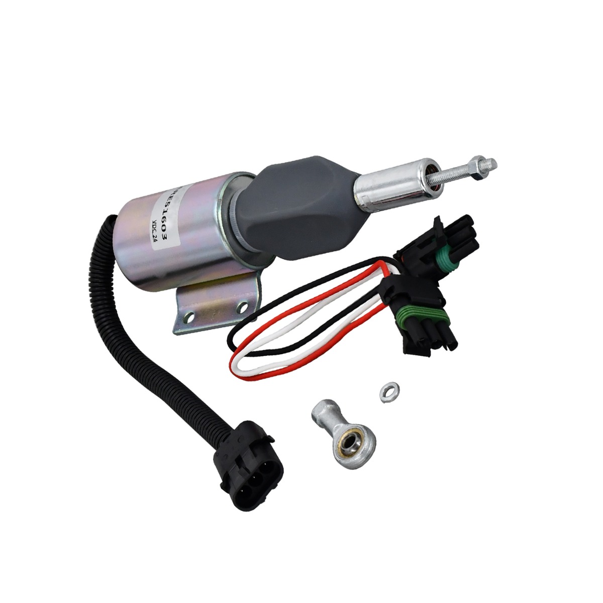 24V Solénoïde d'arrêt de carburant RE502474 pour John Deere