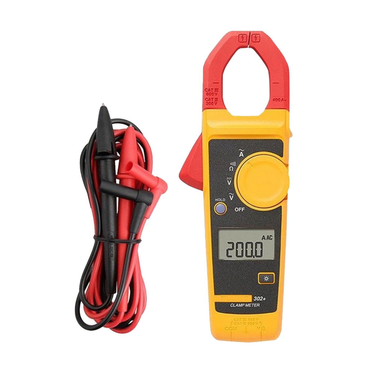 Testeur multimètre à pince numérique AC/DC 302 pour Fluke