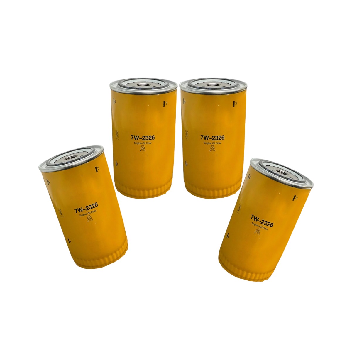 Filtre à huile 4 pièces 7W-2326 pour Caterpillar