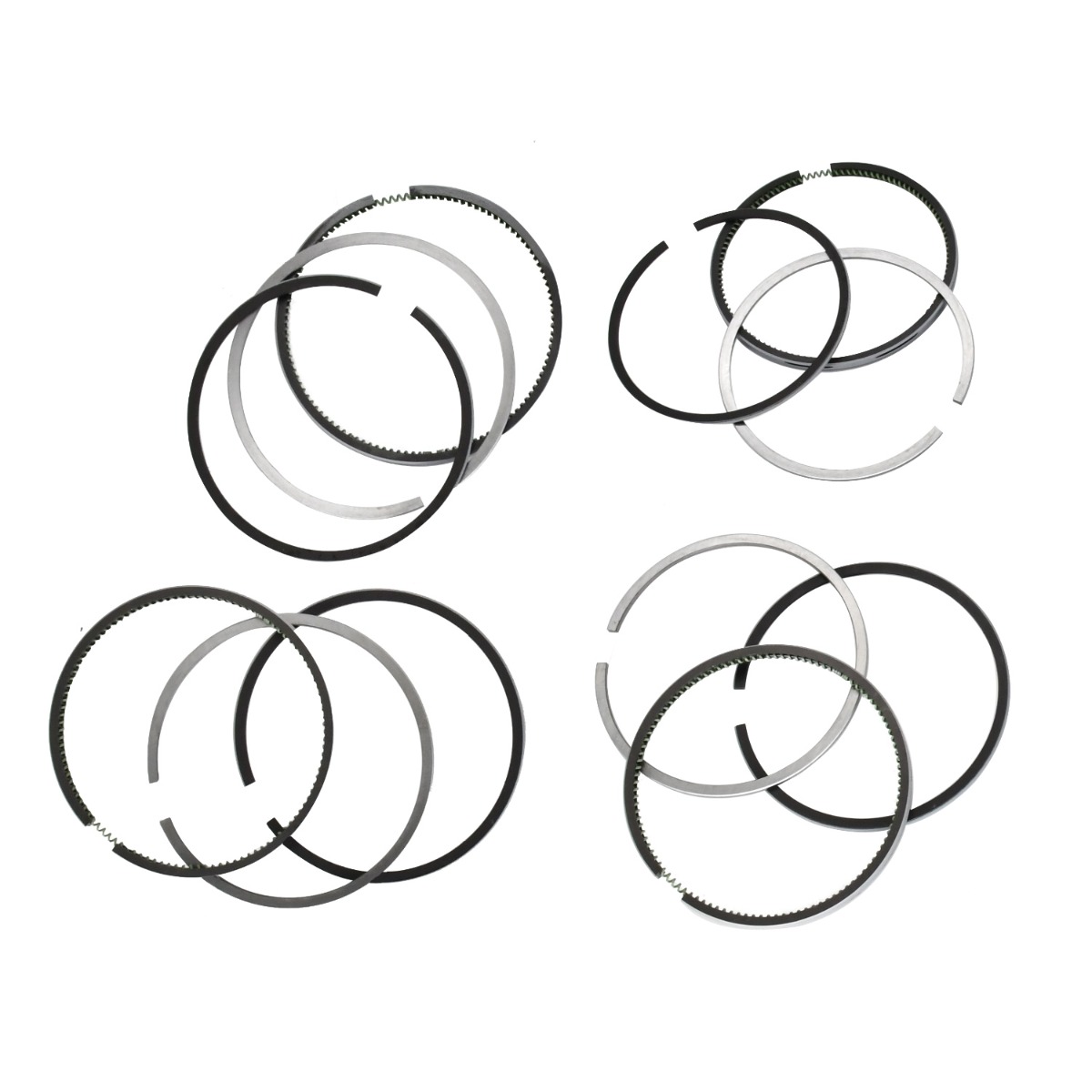 Jeu de 4 segments de piston 17331-21050 pour Kubota
