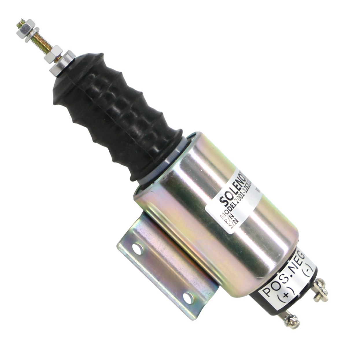 12 V Electrovanne d'arrêt permanent du réservoir avec électrovanne à double bobine 3 ports 2001-12E2U1B2A pour Woodward
