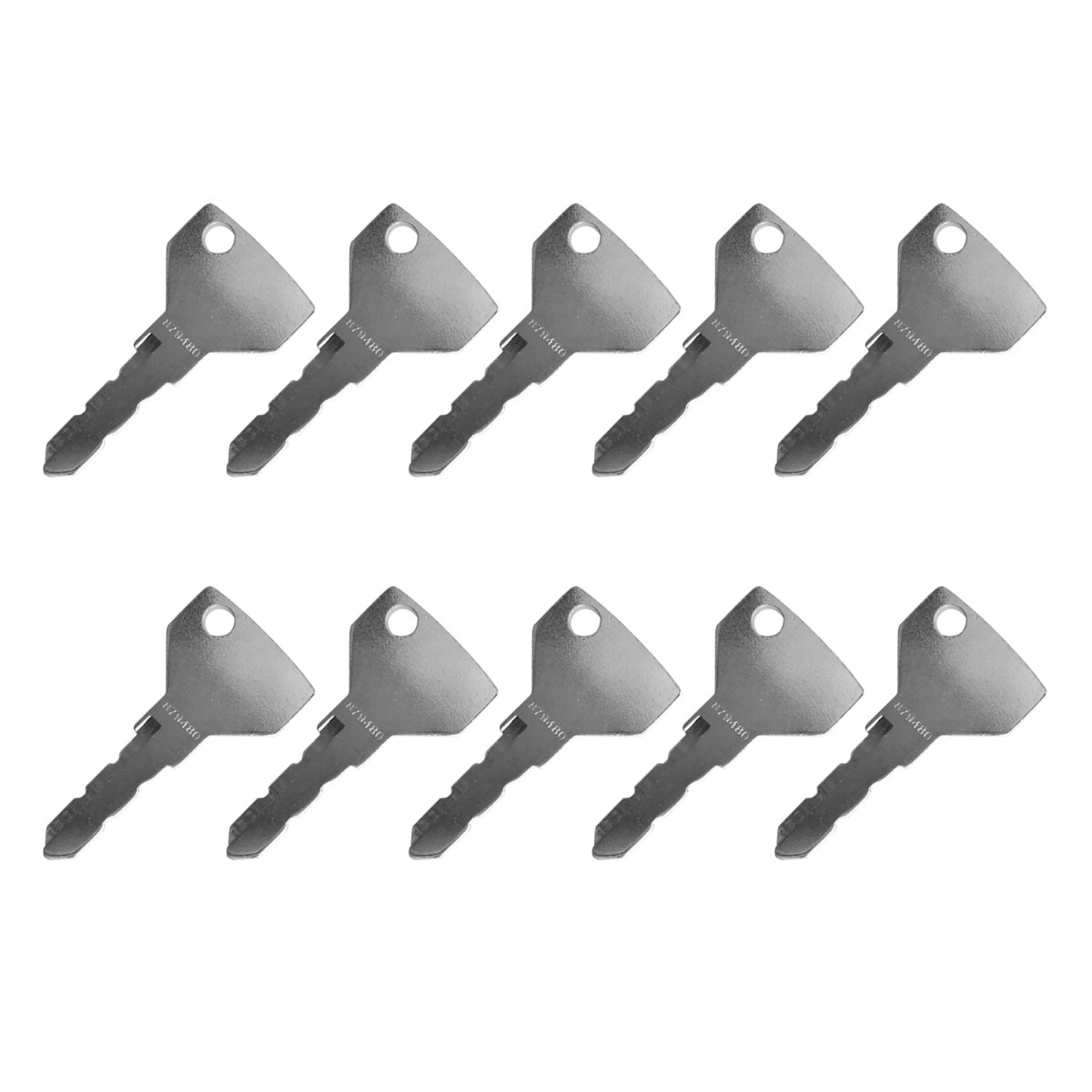 10 pièces Clé de contact 198360-52160 pour Yanmar