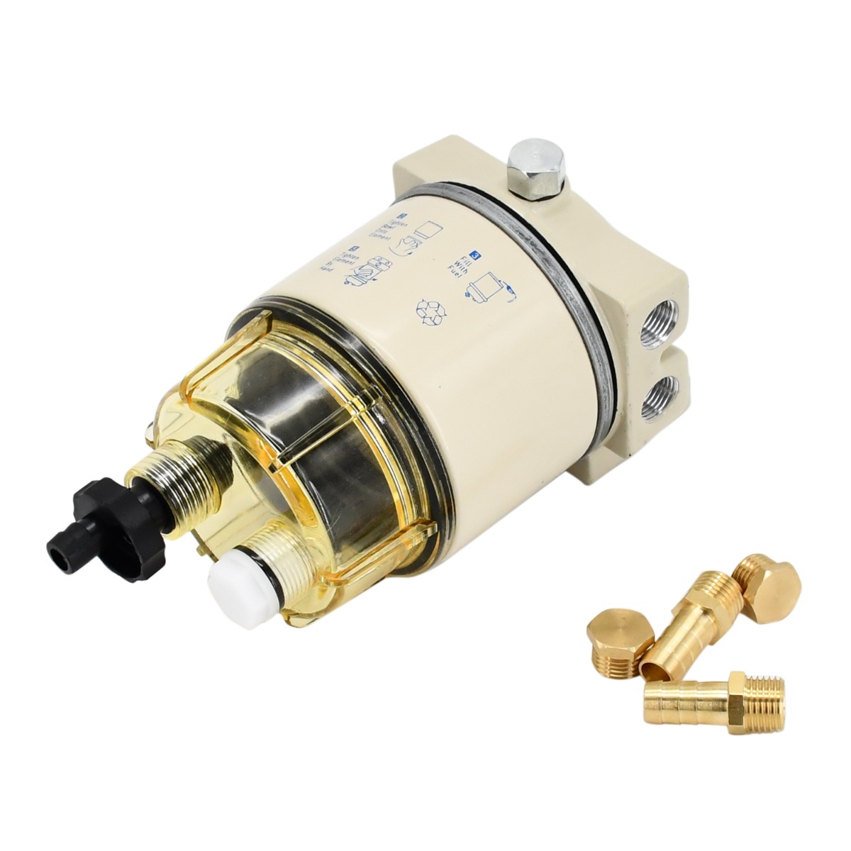 Kit séparateur d'eau et filtre à carburant R12T S3240 pour Racor