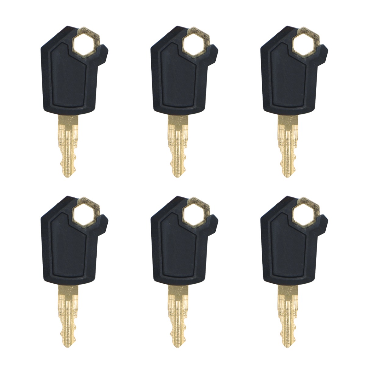 6 pièces Clé de contact 5P8500 pour Caterpillar