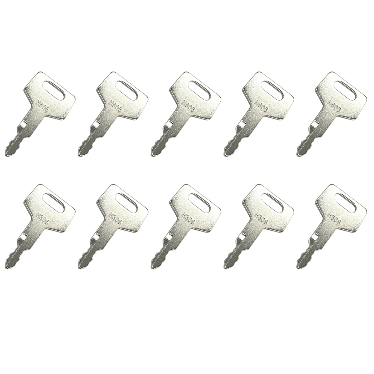 Clé de contact 10 pièces 17001-00019 pour Takeuchi
