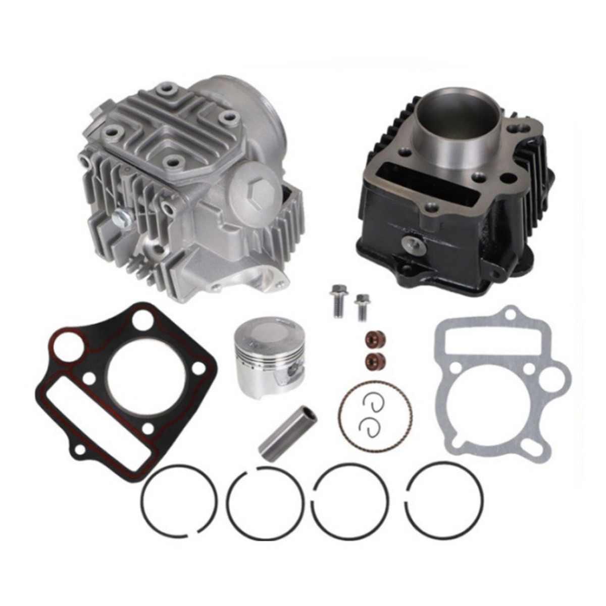 Ensemble culasse de cylindre de 52.4 mm pour moteur à 4 temps horizontal de 110cc