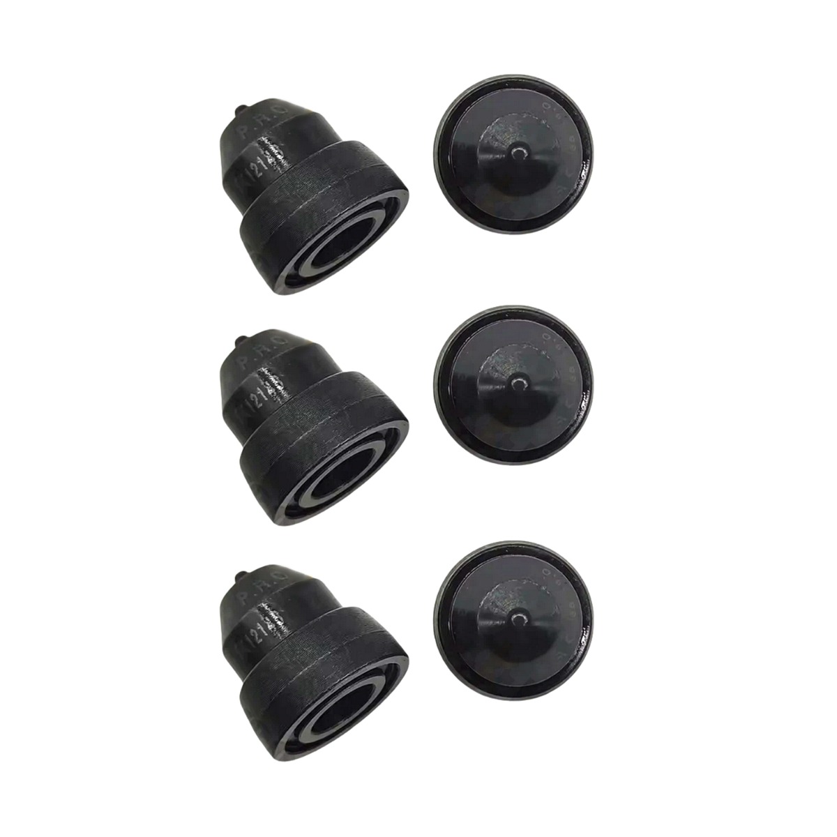 Lot de 6 coupelles de cône d'injecteur 3012538 pour Cummins