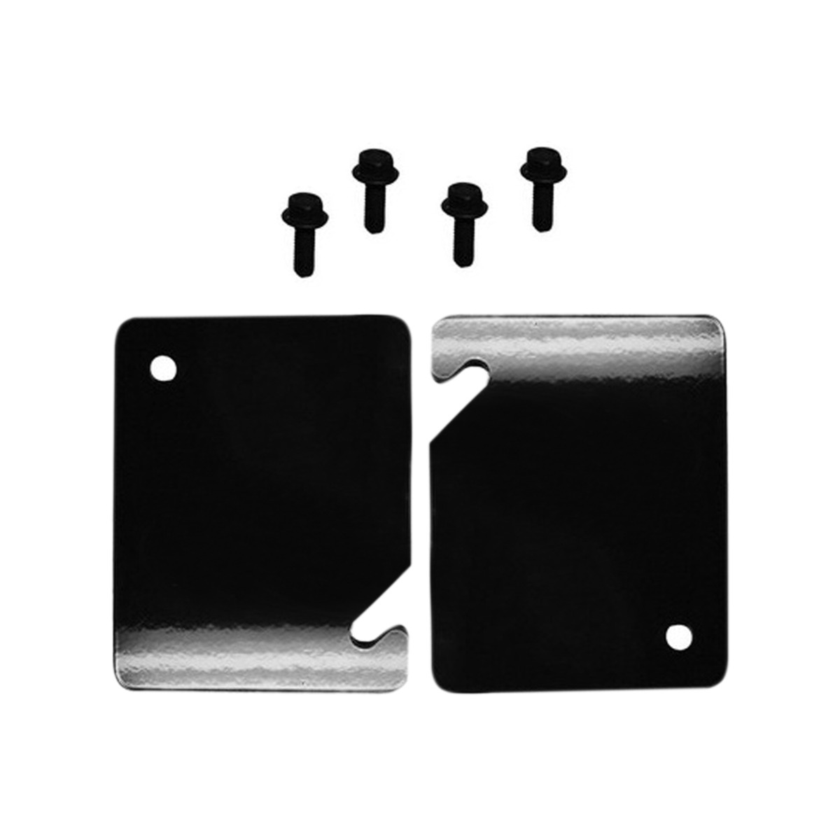 Kit de 2 plaques de nettoyage pour couvercle d'accès avec boulons 7240780 pour Bobcat