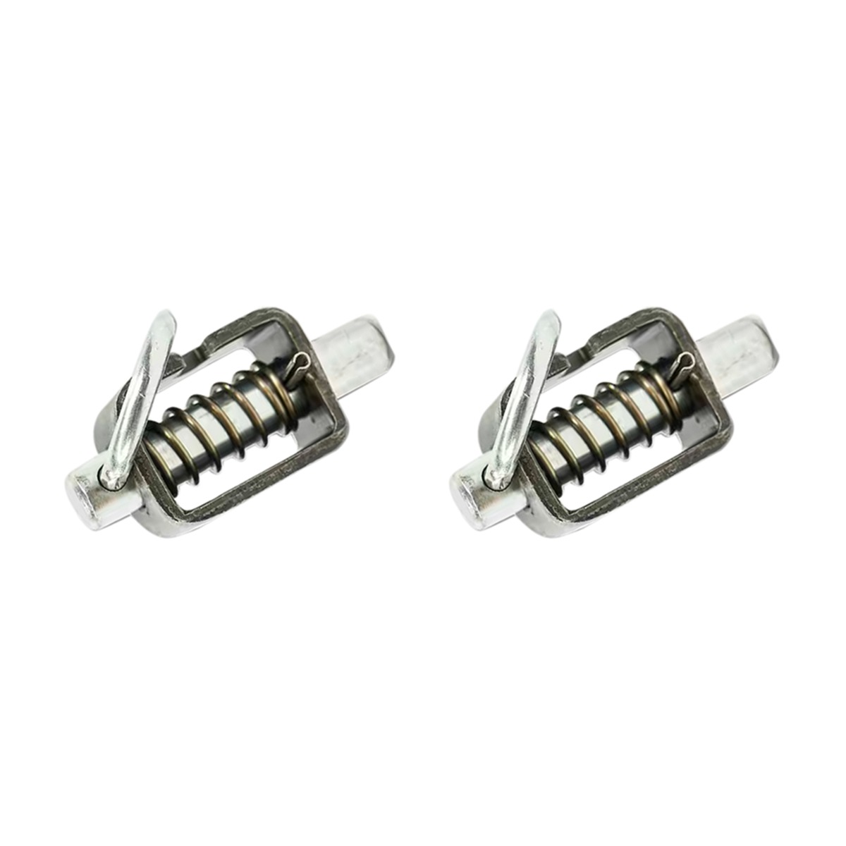 Lot de 2 loquets à ressort universels à souder de 16 mm (5/8 po) avec tube lisse B2598H pour porte de grange