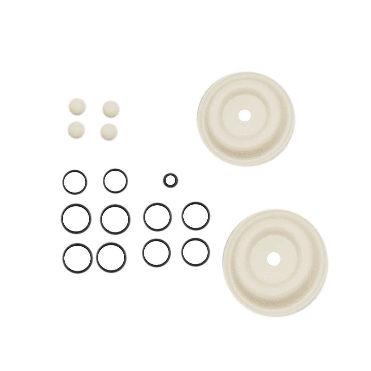 Kit de réparation de pompe à membrane 637140-EB pour Ingersoll Rand