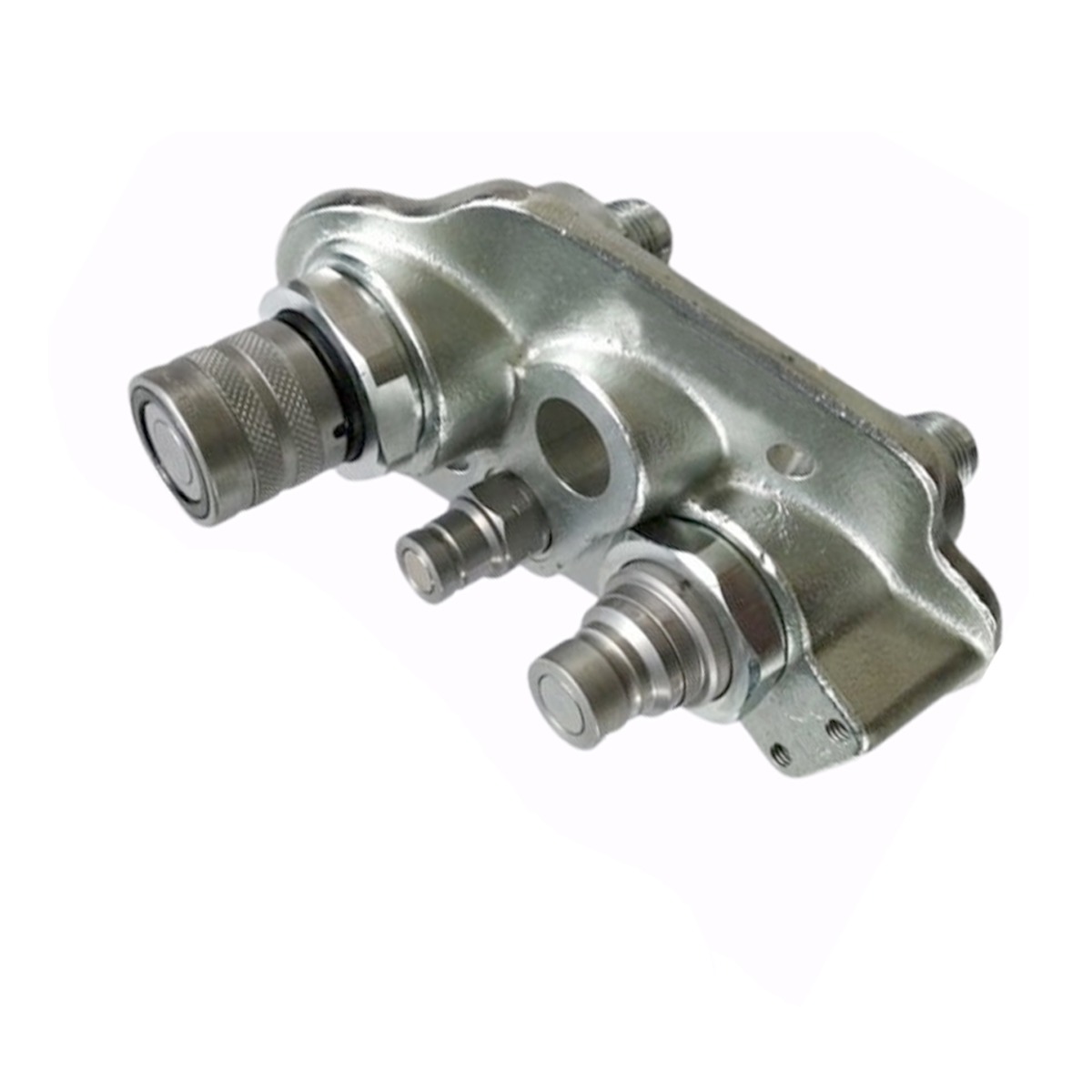 Bloc d'attache rapide hydraulique à tête plate 7246784 pour Bobcat